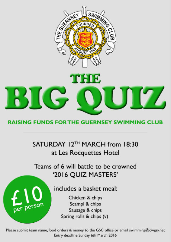 Quiz Night 2016 poster
